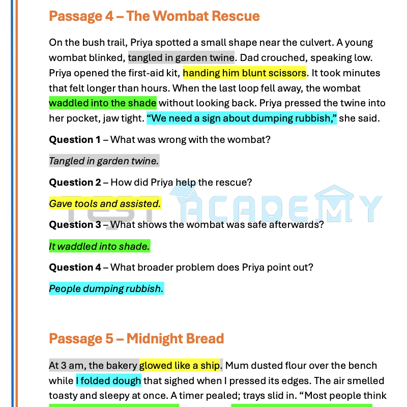 Reading Comprehension Mastery: Find the Evidence